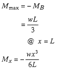 Bending Moments Equation 