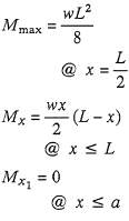 Bending Moments Equation 