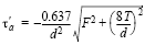 Shear Stress equation