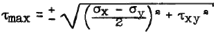 Shear Stress Formula Mohrs Circle