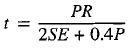 Wall Thickness Equation