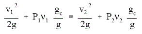 Bernoulli’s equation