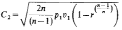 Nozzle Outlet Velocity Equation