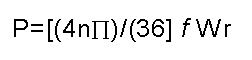 Power P Lost by Friction Formula