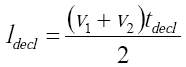 Running distance during deceleration