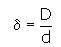 Diameter Ratio