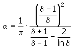 Calculation coefficient