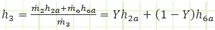 conservation of mass yields