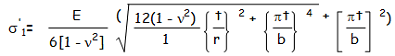 Buckling Stress Formula