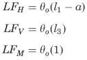 Loading terms for Concentrated angular displacement on the left vertical member frame member