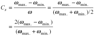 fluctuation of speed