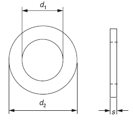 ISO BS EN DIN 4320 Plain Washer, Bright Metric Series 