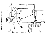 Manufacturing Toggle Mechanism Spring Loaded Ninety Degree Design Formula and Calculator