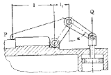 Toggle Mechanism Triangle Arm and Link Formula and Calculator