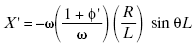 Linear velocity of piston