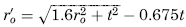 equivalent radius of contact for load concentrated in small area 