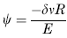 Rotation of a meridian from its unloaded position