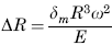 Radial Displacement of Circumference