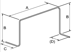 Complex Bends Rebar Center Line Length Equation and Calculator