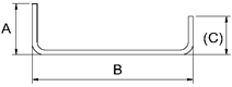 Ninety (90°) Degree Bend Unequal Length Legs with Center Line Length Equation and Calculator