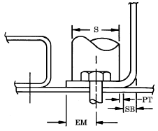 Sheet Metal Two Flanges Overlap Clearance Width Design