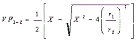 radiation shape factor