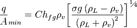 Zuber Equation