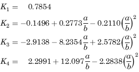 Torque Applied Deformation and Stress of a Shaft with four Keyways Section Calculator