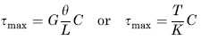 Shear Stress Maximum