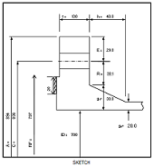 Pressure vessel Flange Check Design Spreadsheet Calculator