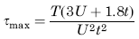 Shear Stress Maximum