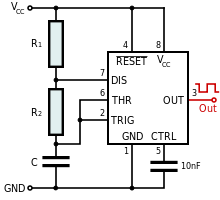 555 IC Timer Astable 