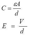 Capacitance of a Parallel Plate