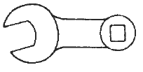 Long Open End Wrench Adpater