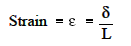 Strain Formula