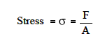 Mechanical Stress Formula