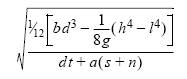 Channel Section Equation