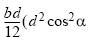 Section Properties Equation