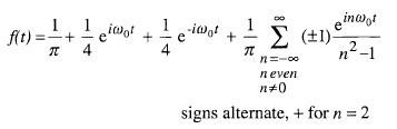 Half-wave Rectified Cosine Wave