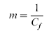 Coefficient of Steadiness  Formula