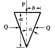 Inclined Wedge Force and Friction Equation and Calculato