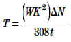 Chain mechanical system torque formula