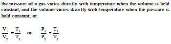 Charles Law Equation