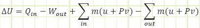 First Law Thermodynamics