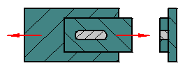 Perpendicular Groove Plug Weld 