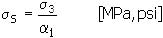 Reference Stress Formula