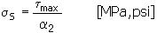 Reference Weld Stress Formula