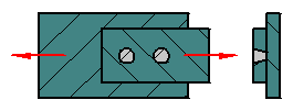 Perpendicular Bevel Plug Weld 